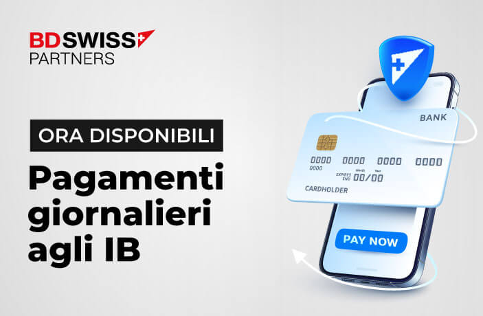 BDSwiss introduce l’opzione di pagamenti giornalieri agli Introducing broker